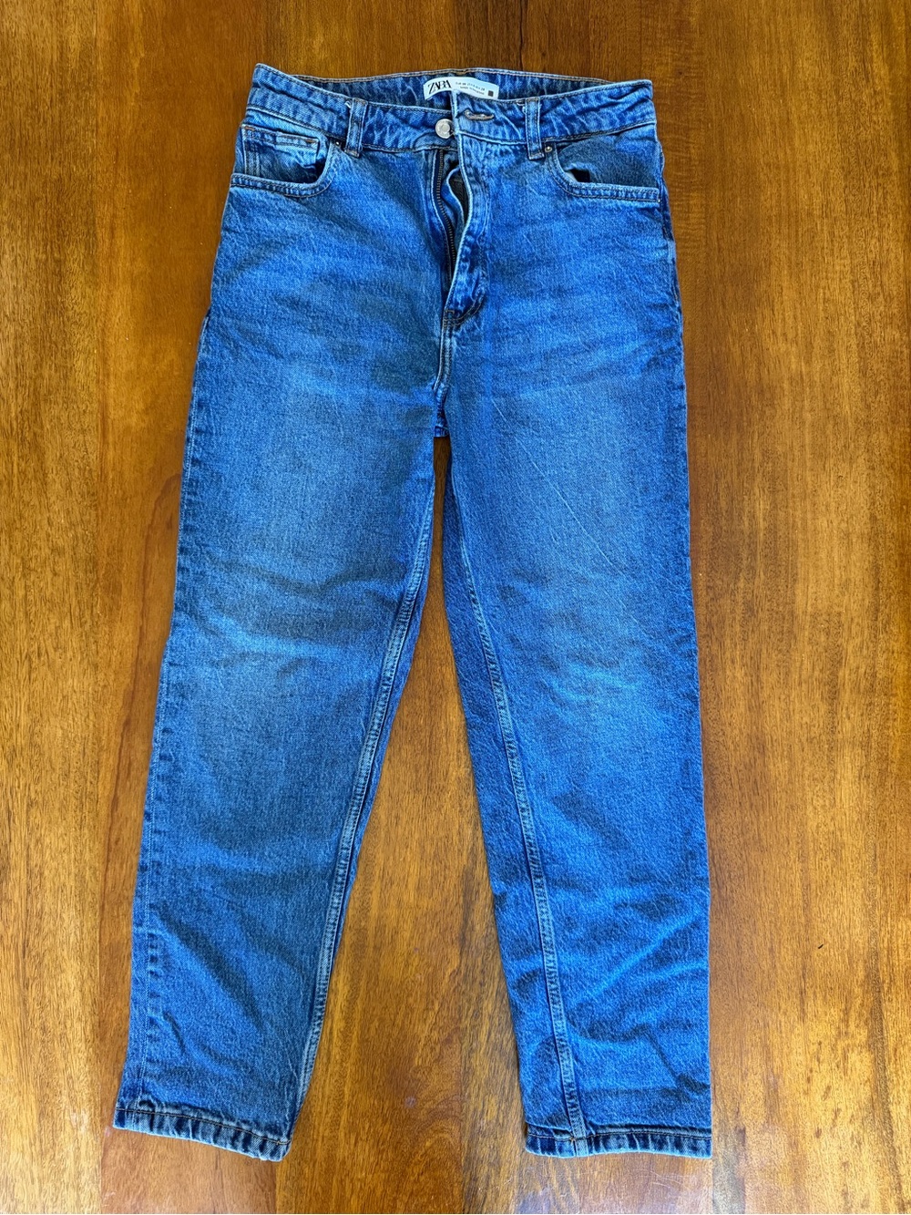 Zara Straight Blue Jeans Size 6